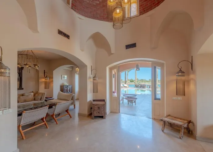 فيلة Elegant With A Star-shaped Swimming Pool In West Golf El Gouna & Lagoon الغردقة