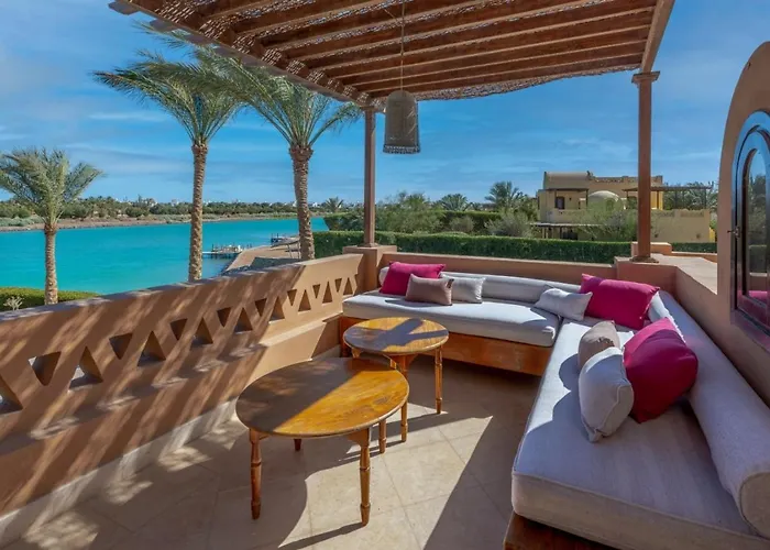 فيلة Elegant With A Star-shaped Swimming Pool In West Golf El Gouna & Lagoon *